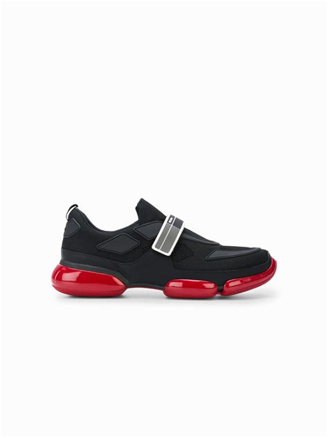 Prada touch strap fastening sneakers 